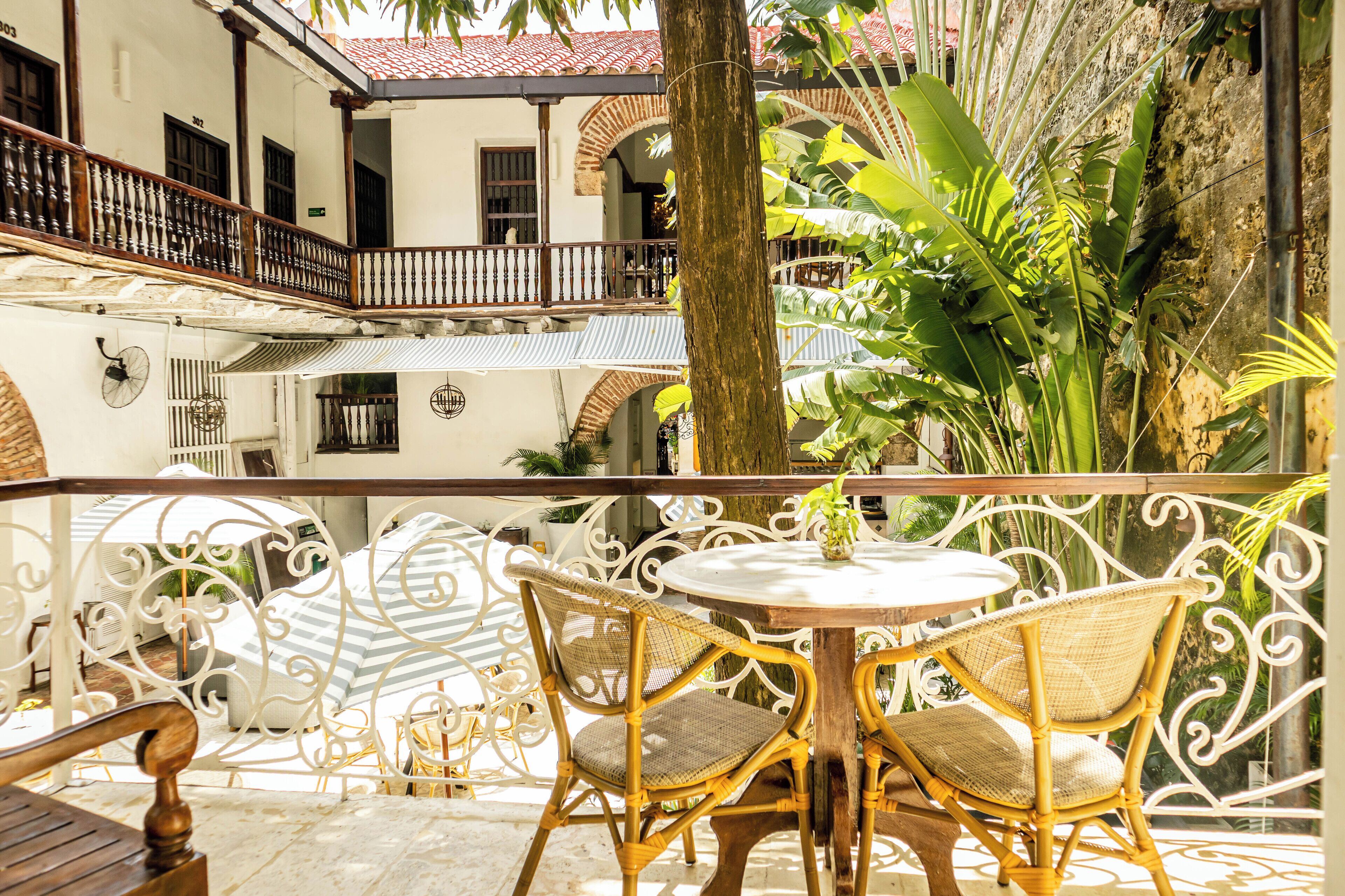 Vue depuis le balcon