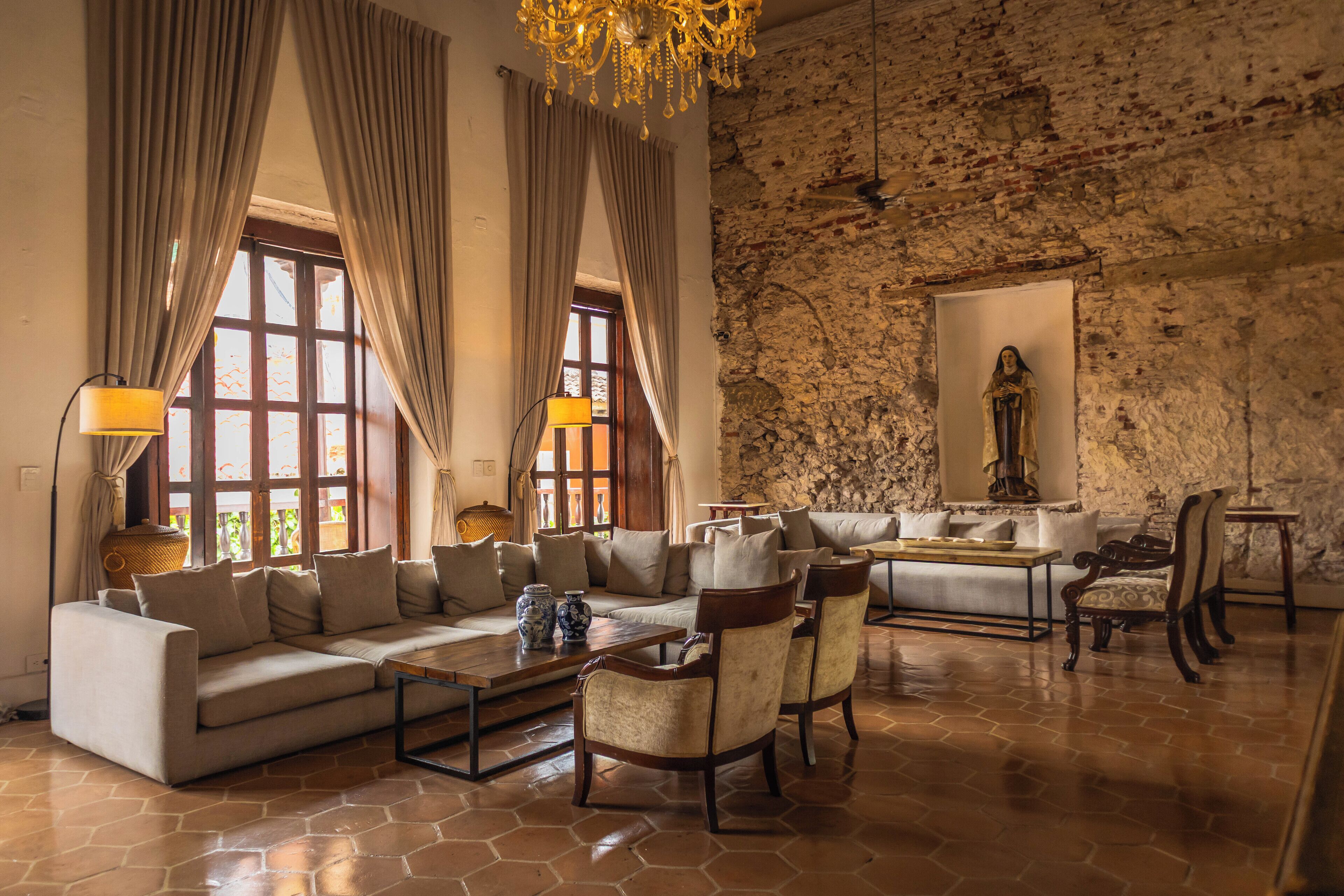 Sitteområde i lobbyen