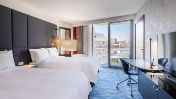 Ropa de cama de alta calidad y minibar