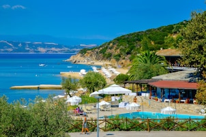 A szálláshely homlokzata