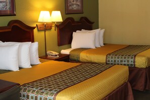 Room, 2 Queen Beds, Non Smoking | Blackout curtains, iron/ironing board, free WiFi, bed sheets - Americas Best Value Inn Conyer (Conyers)