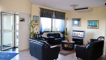 Sitteområde i lobbyen