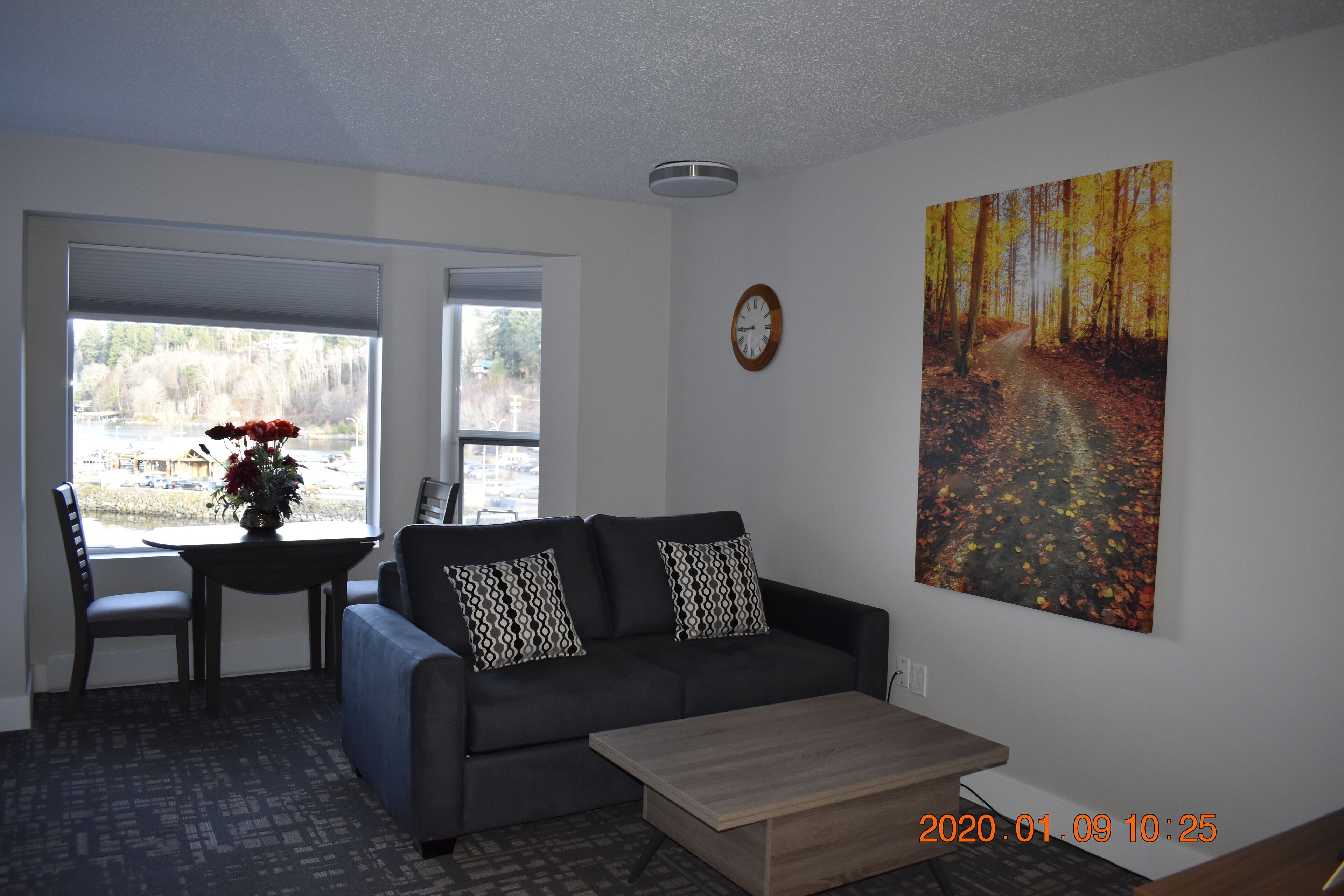 deluxe room, 1 king bed | living area | 64-inch smart tv with digital channels, tv