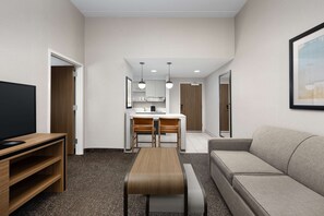 Suite, 2 Queen Beds, Accessible, Non Smoking | Living area | 32-inch flat-screen TV with cable channels, TV, DVD player - Homewood Suites By Hilton York (York)