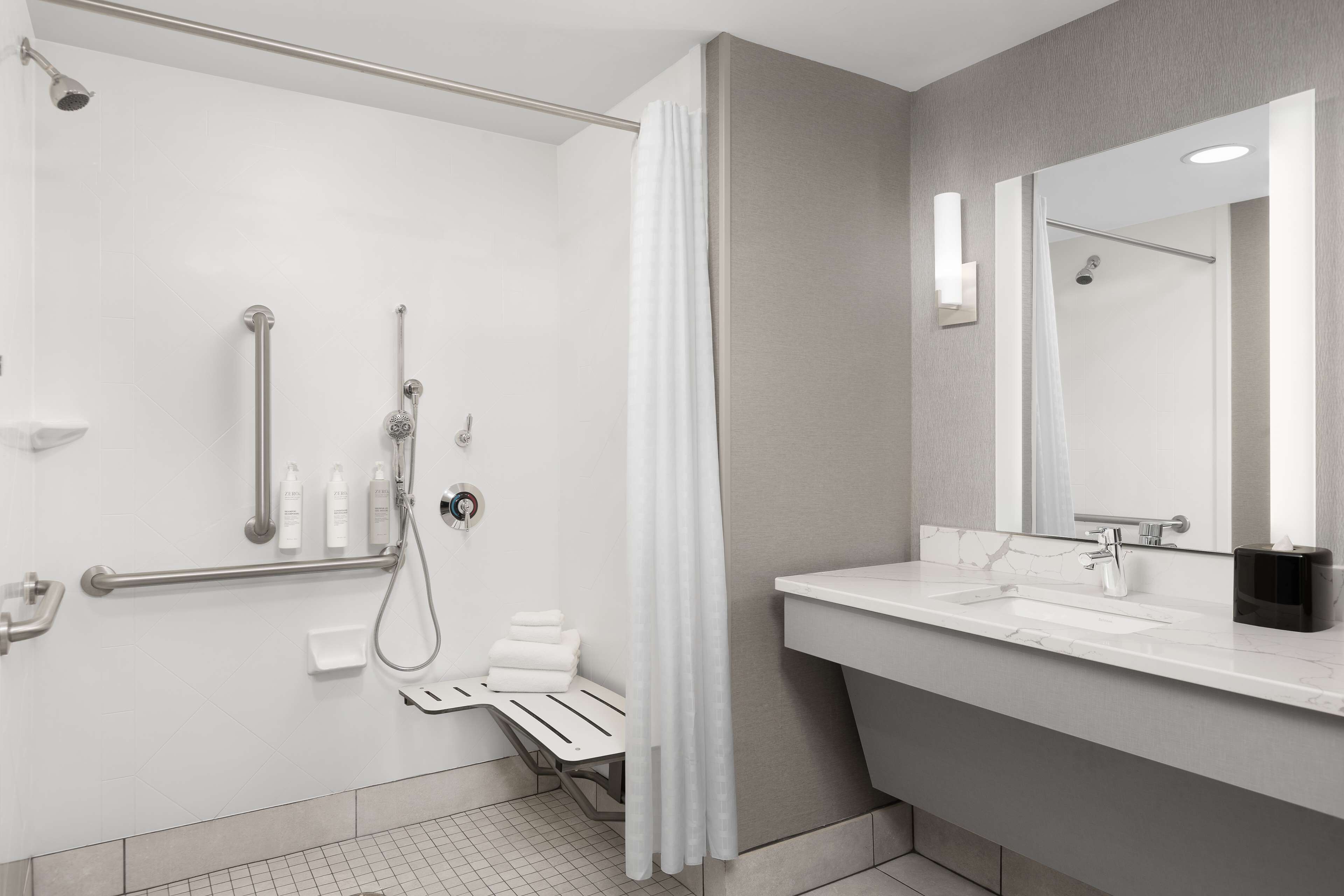 studio, accessible, non smoking | bathroom shower