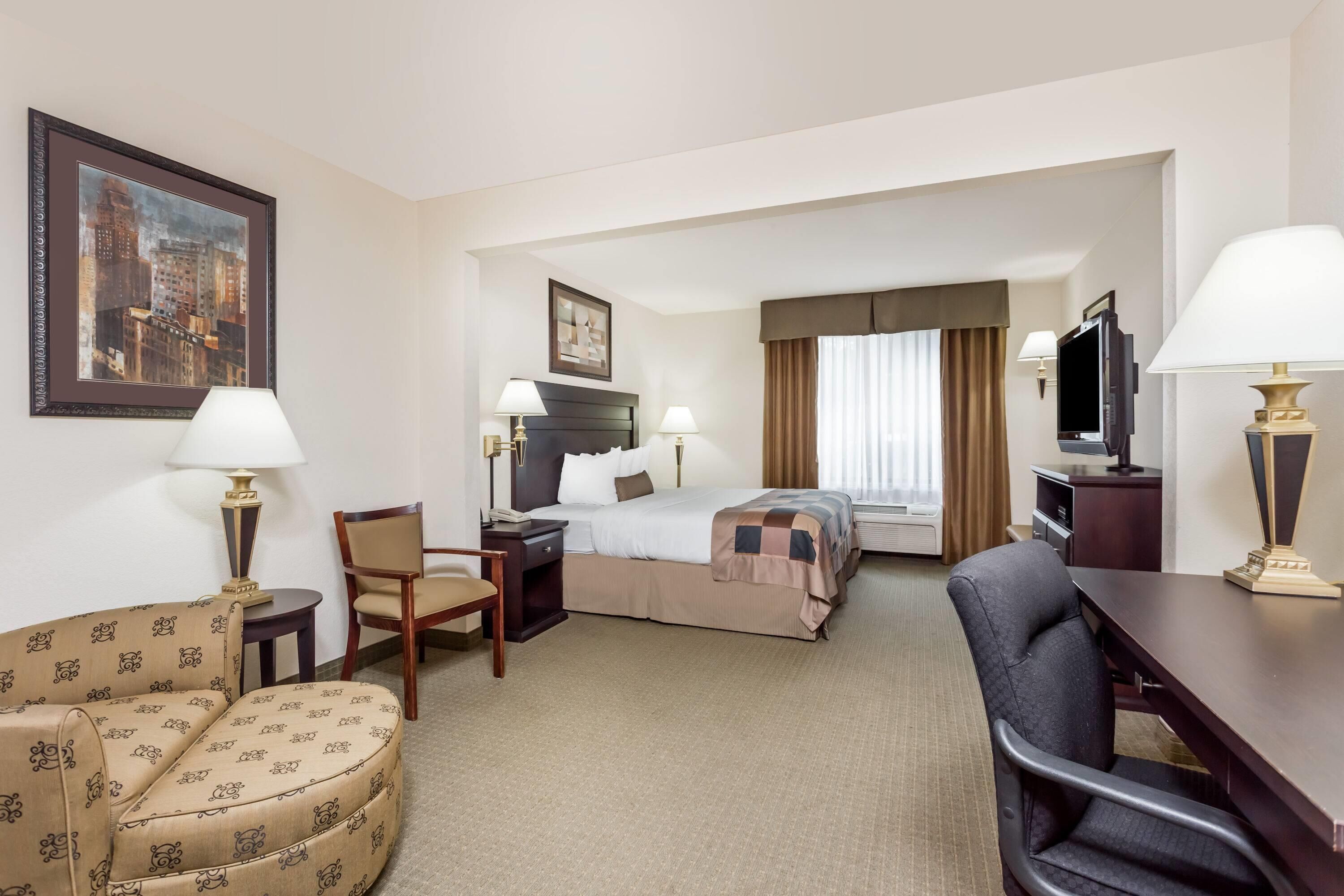 Standard Room, 1 King Bed, Non Smoking | Premium bedding, in-room safe, desk, laptop workspace