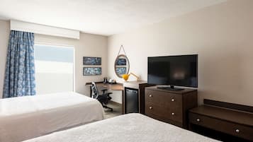 Room, 2 Queen Beds | 1 bedroom, in-room safe, desk, laptop workspace