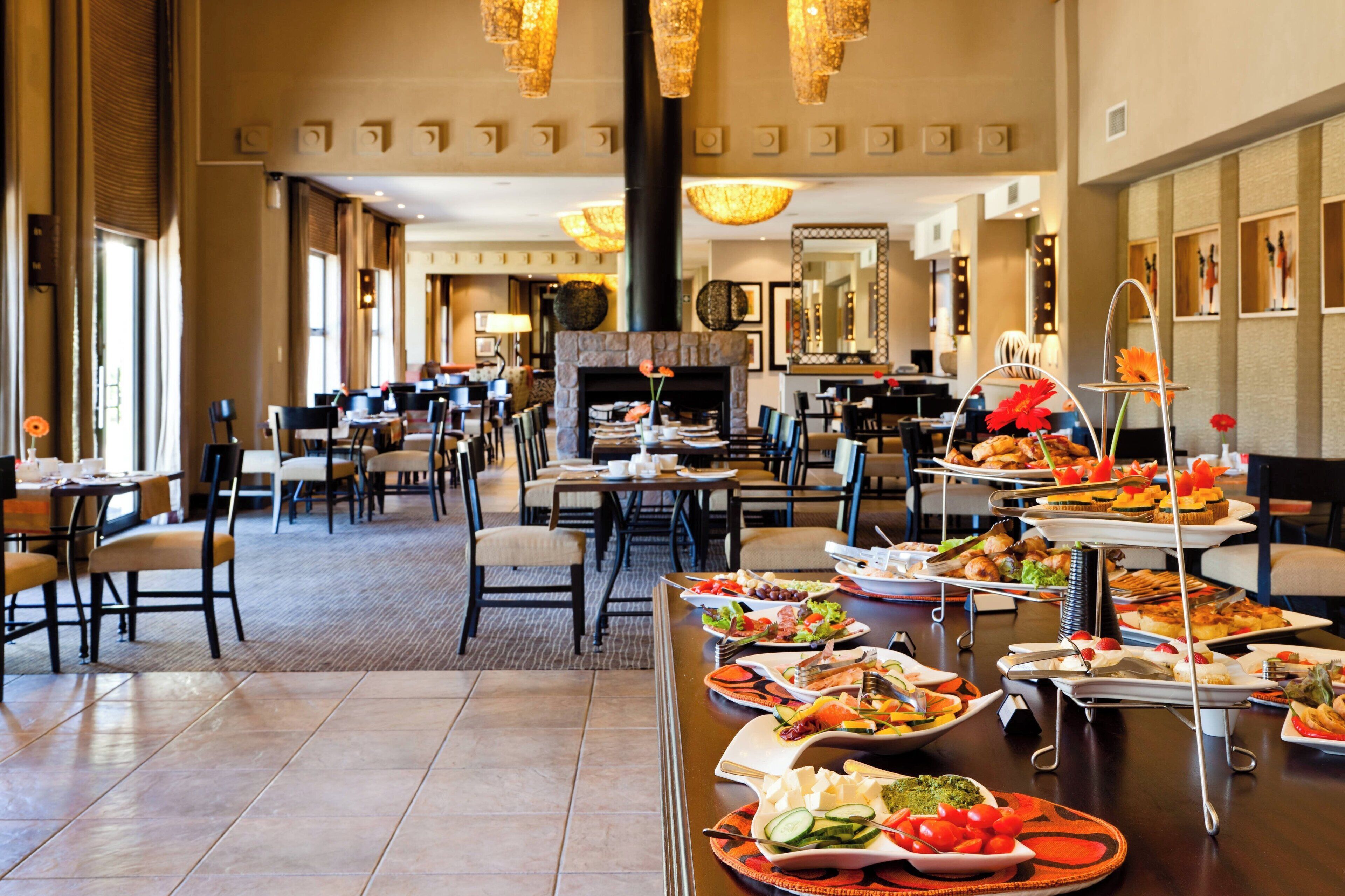 daily buffet breakfast (zar 225 per person)