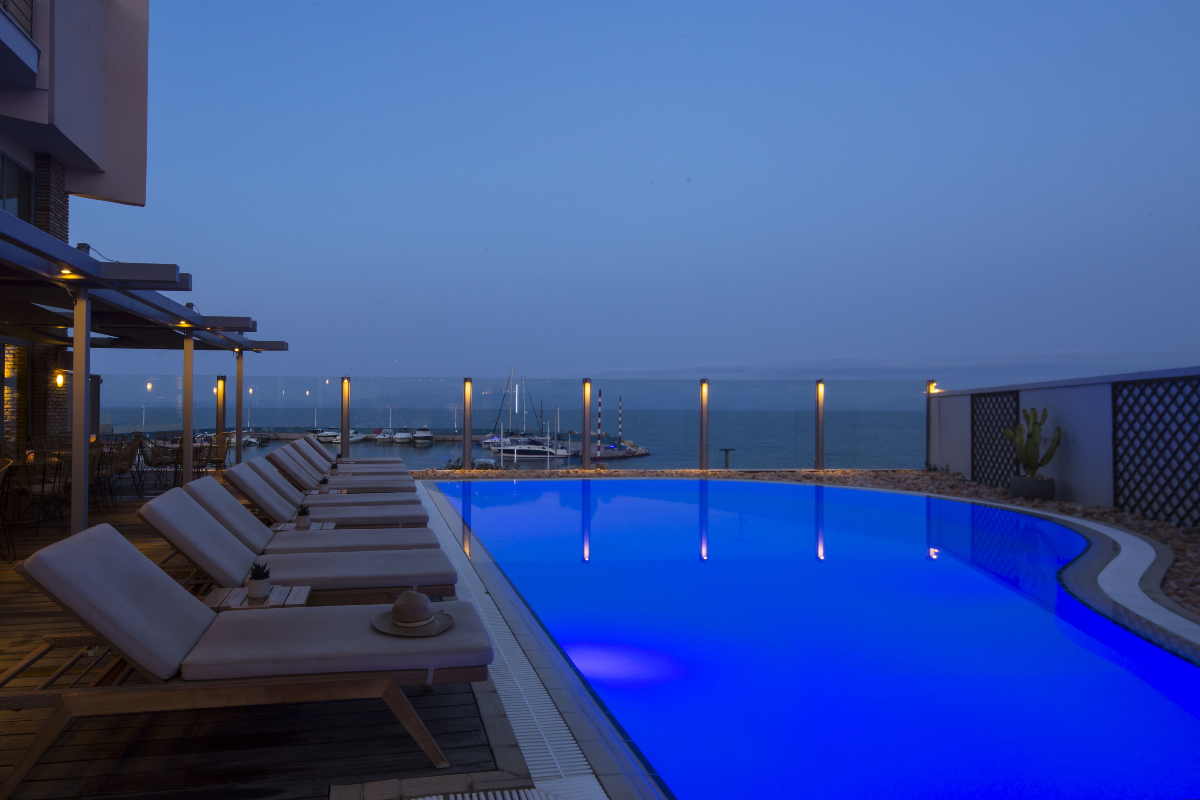 front of property – evening/night