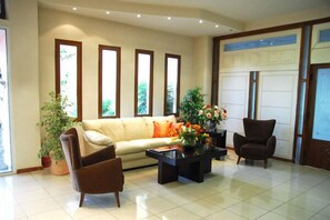 Sala de estar en el lobby