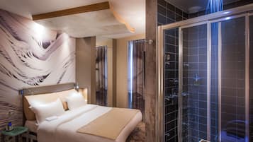 1 chambre, literie de qualité supérieure, matelas mémoire de forme