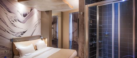 Dobbeltrom – superior (Pittoresque) | 1 soverom, sengetøy av topp kvalitet og memory foam-senger