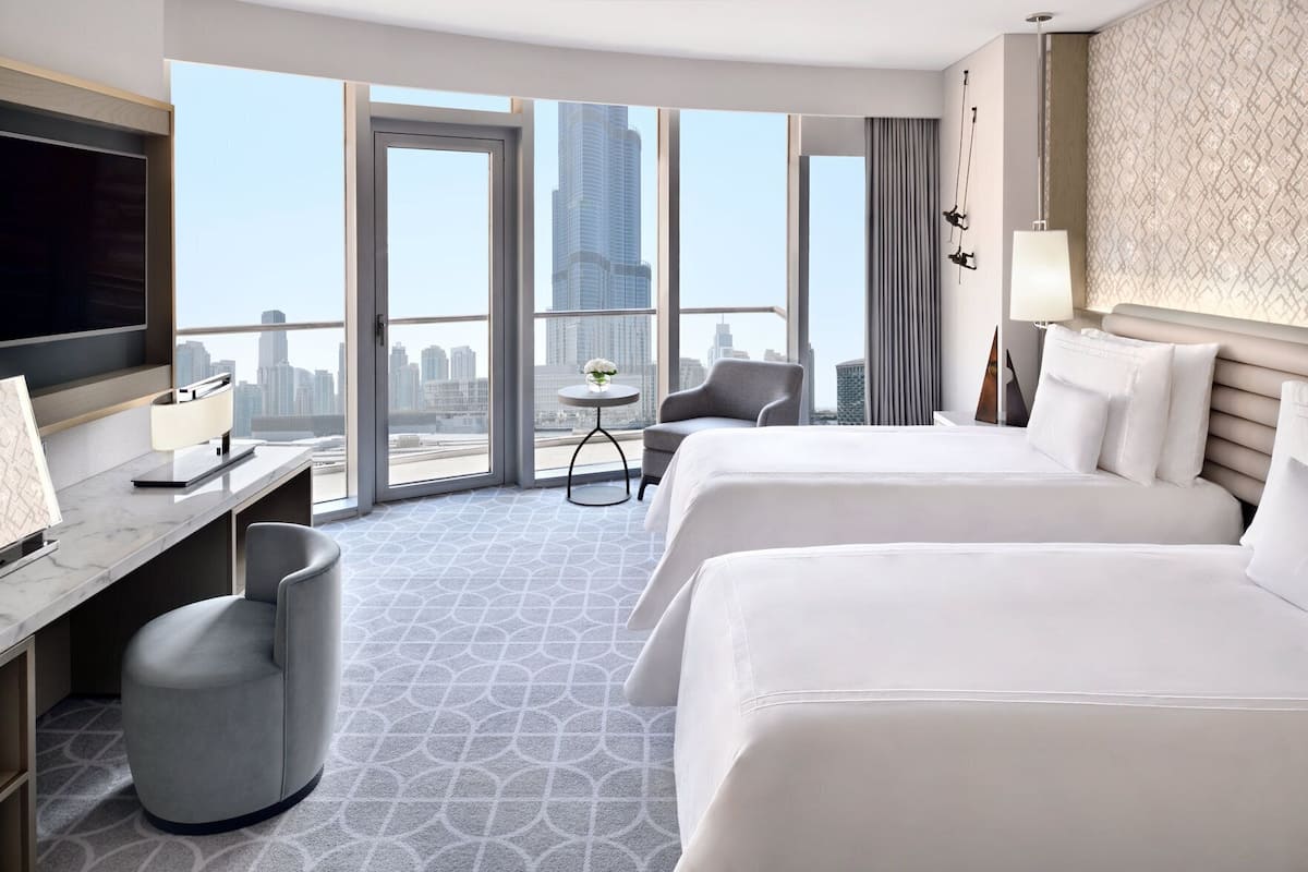 Ropa de cama de alta calidad y minibar