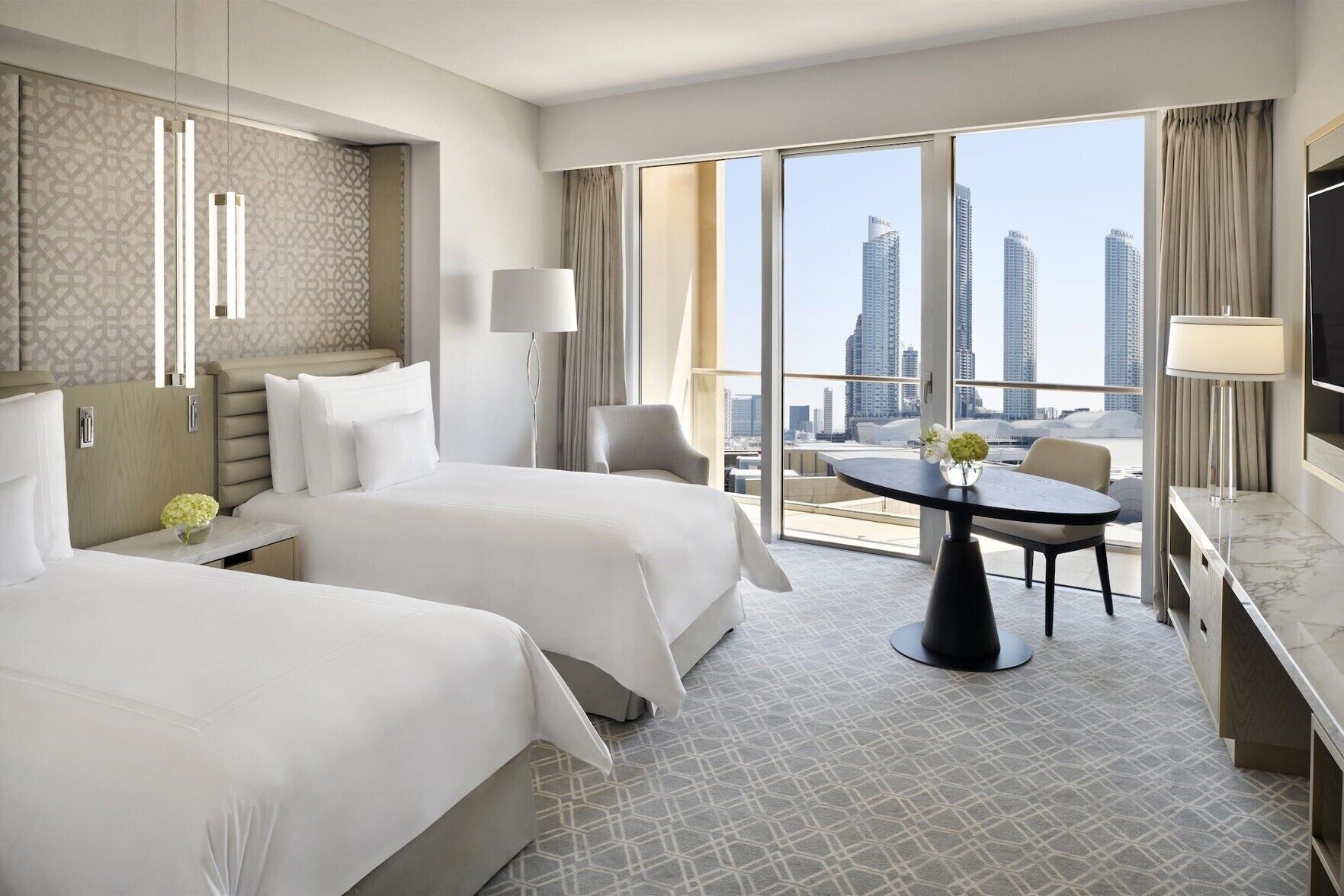 Premium bedding, minibar, in-room safe, desk