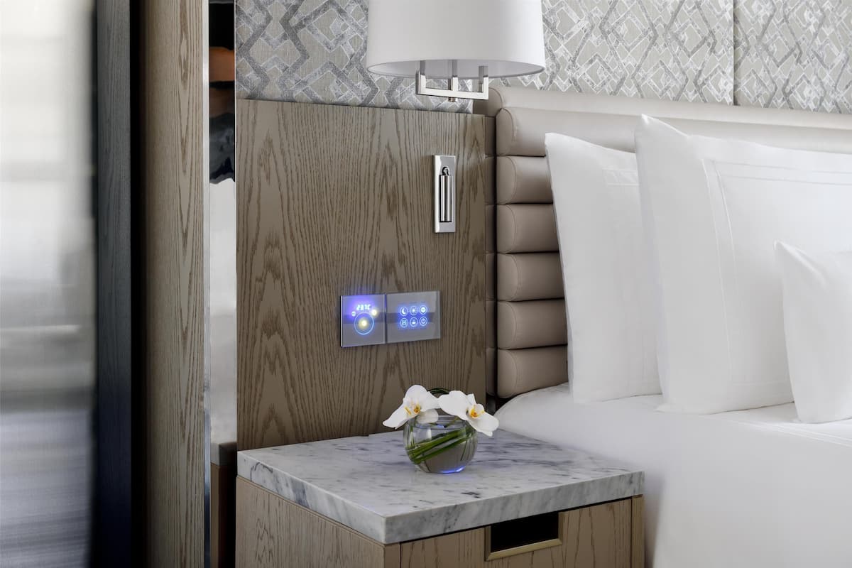 1 slaapkamer, luxe beddengoed, een minibar, een kluis op de kamer