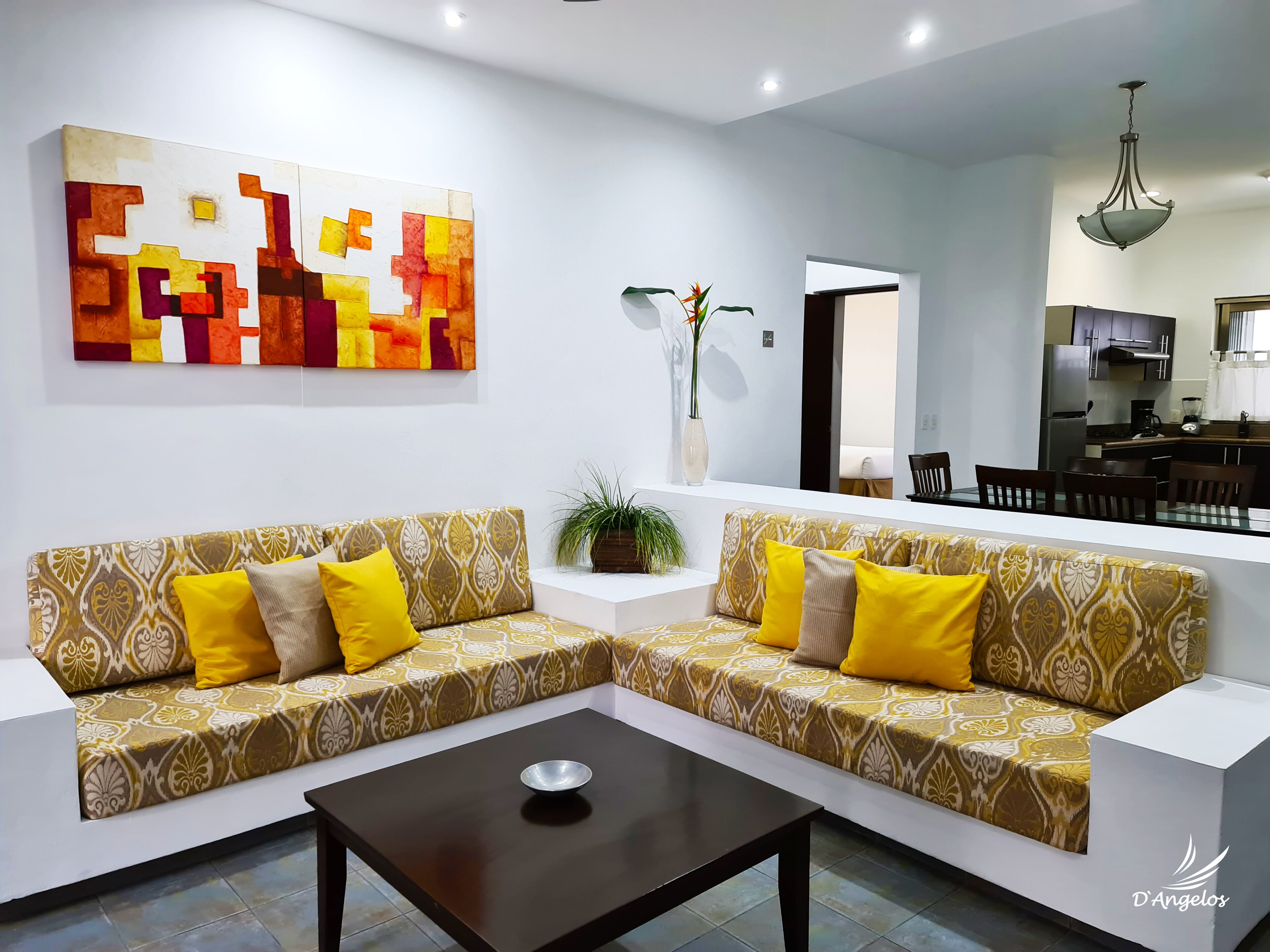 junior suite | living room | 40-inch flat-screen tv with cable channels, tv