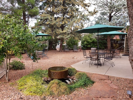 Courtyard. Baby Quail Inn