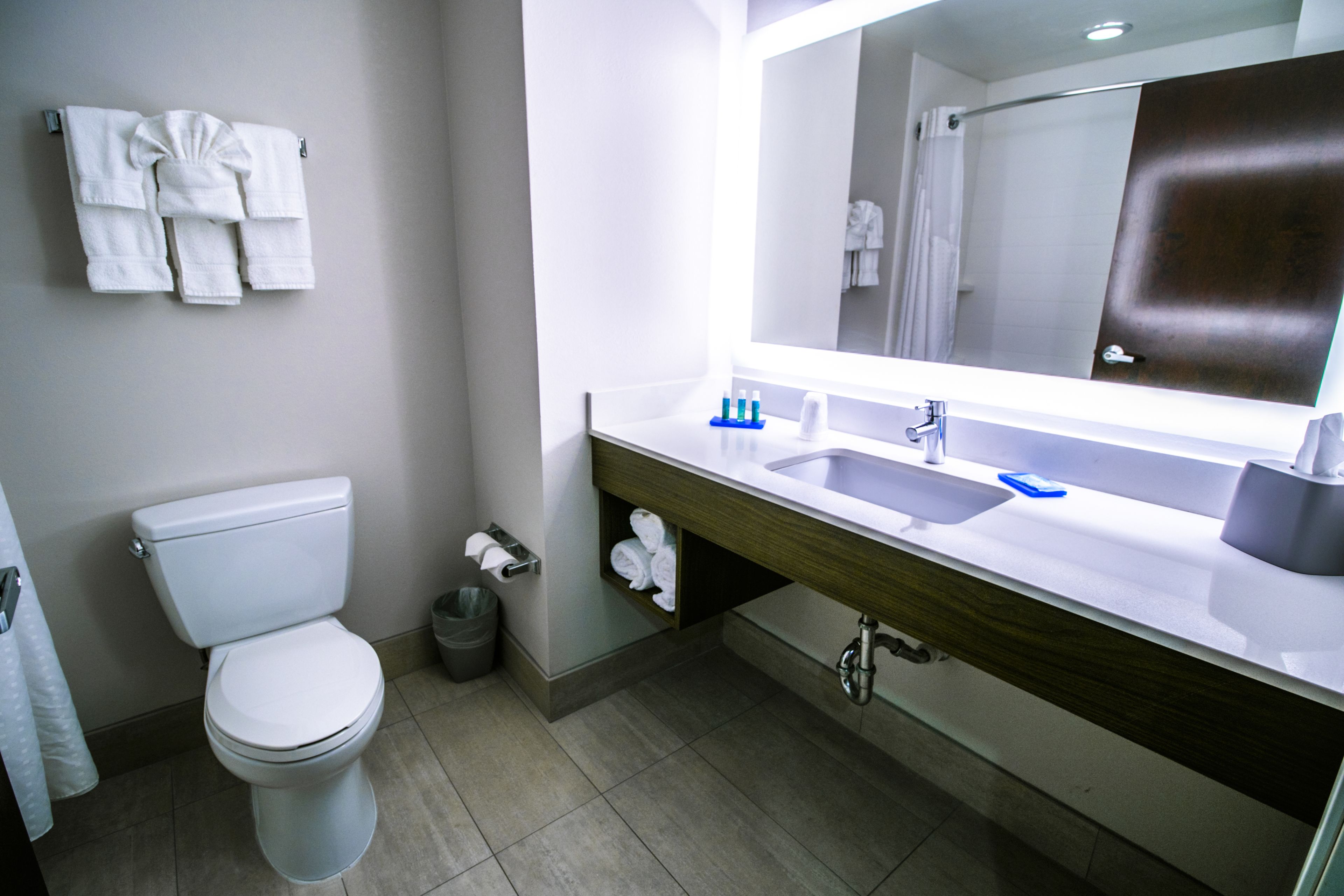 suite, multiple beds | bathroom | combined shower/bathtub, hair dryer, towels