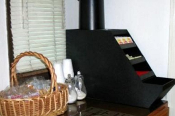 Mini-fridge, microwave