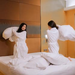 Premium bedding, minibar, in-room safe, desk
