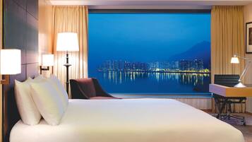 Ropa de cama de alta calidad y minibar