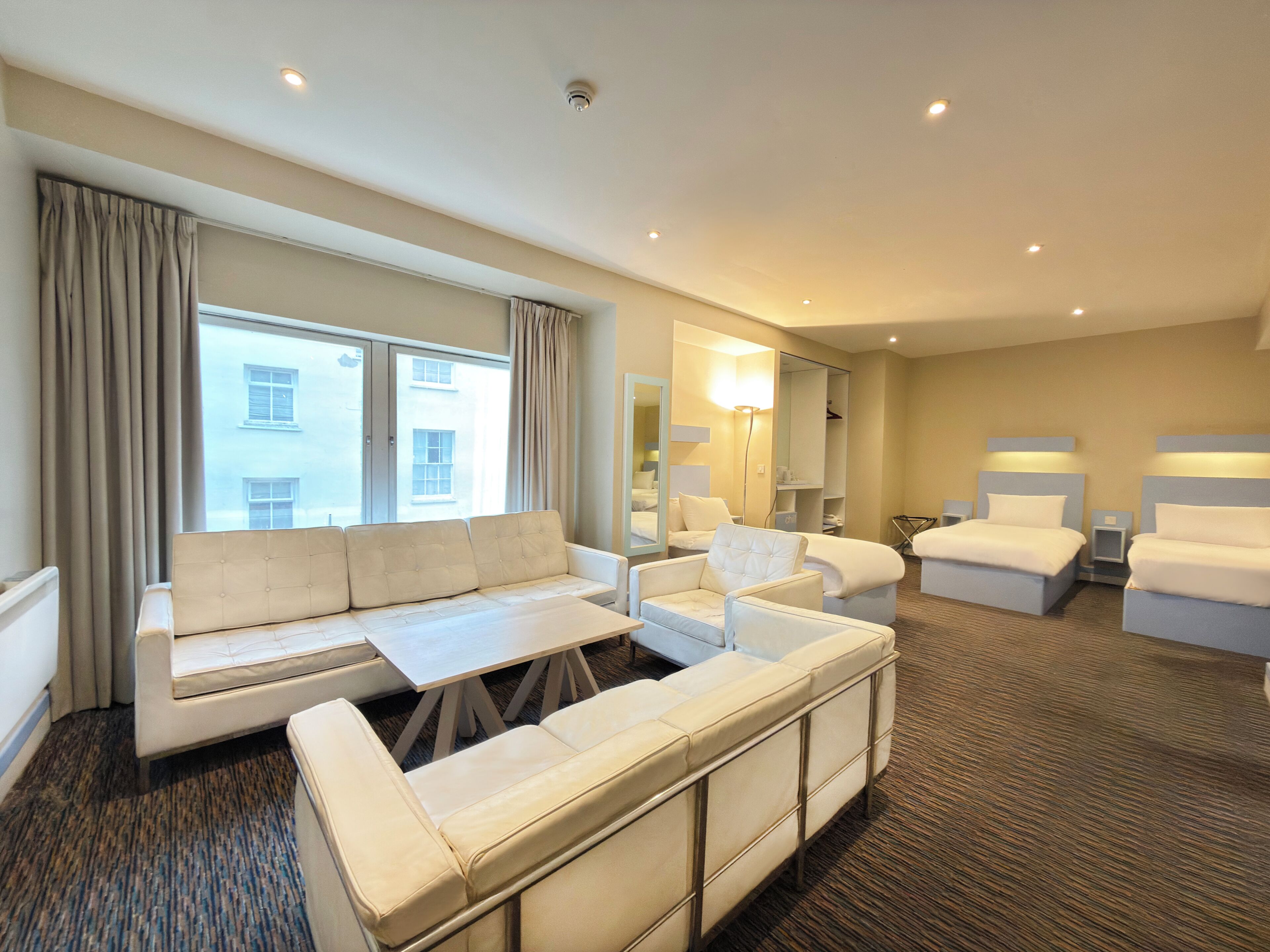 In-room safe, desk, blackout curtains, iron/ironing board