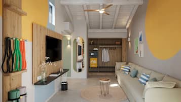 Suite for 2+2 - Residence | In-room safe, desk, free WiFi, bed sheets