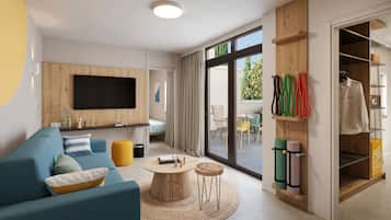 Suite for 4+2 - Residence | In-room safe, desk, free WiFi, bed sheets