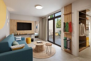 Suite for 4+2 - Residence | Tallelokero huoneessa, työpöytä, ilmainen Wi-Fi, vuodevaatteet