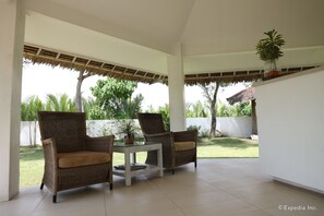 Sittområde i lobbyn