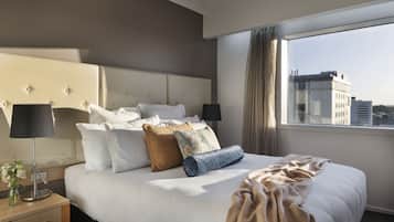 Minibar, in-room safe, desk, blackout drapes