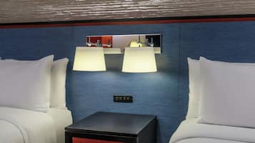 Standard Room, 2 Double Beds, Non Smoking | Hypo-allergenic bedding, in-room safe, desk, blackout drapes