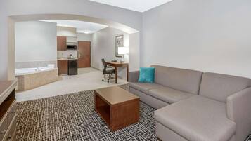 Presidential Suite, 1 King Bed, Non Smoking | Premium bedding, desk, blackout drapes, iron/ironing board