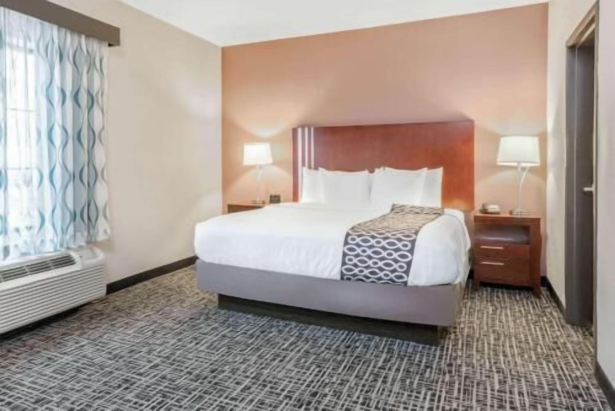 Premium bedding, desk, blackout curtains, iron/ironing board