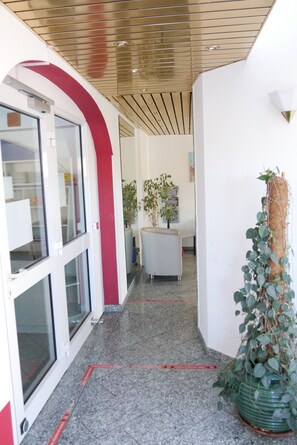 Lobby sitting area