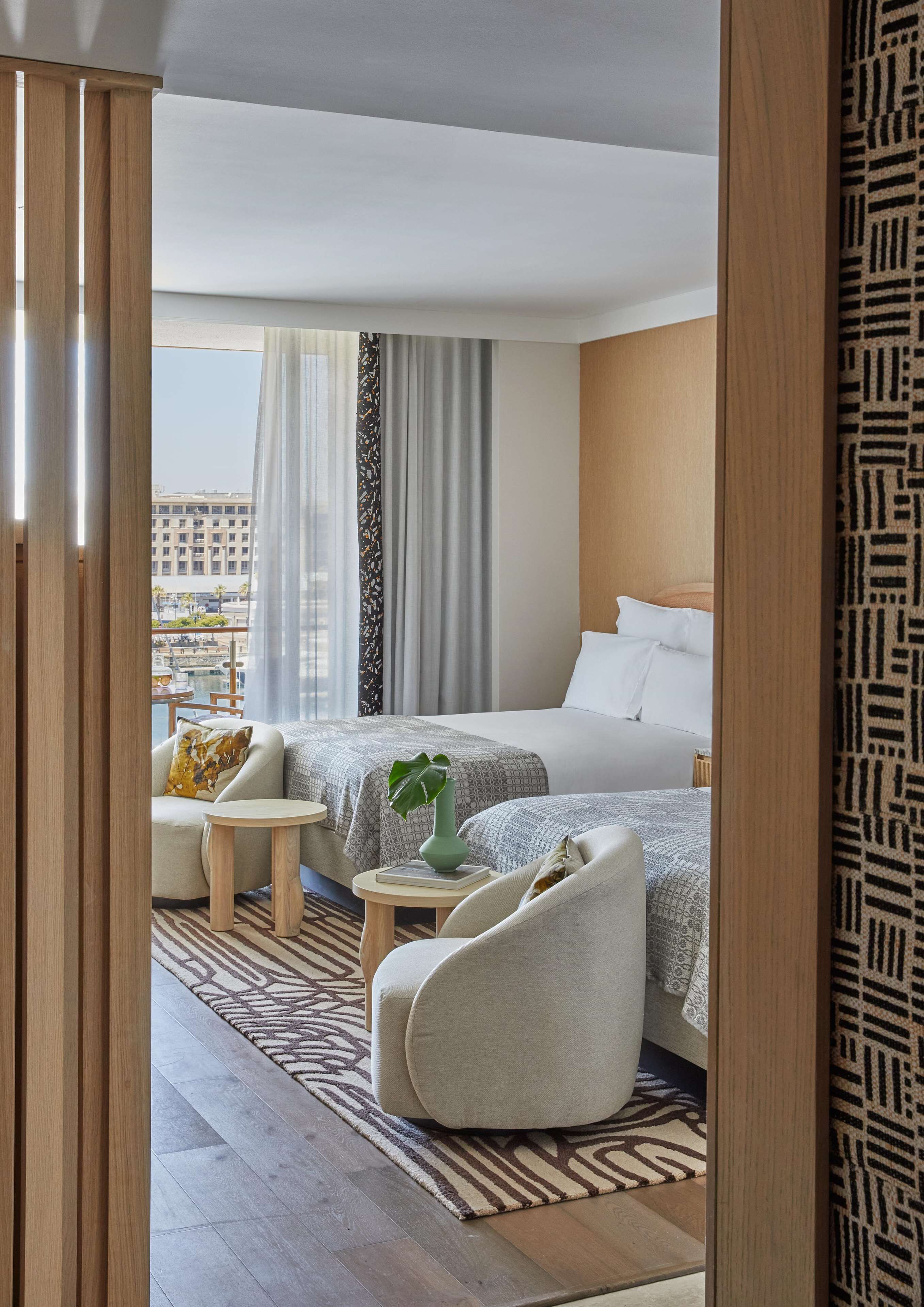 Room, 2 Queen Beds, Harbour View (Marina) | Premium bedding, down duvets, pillow-top beds, free minibar items