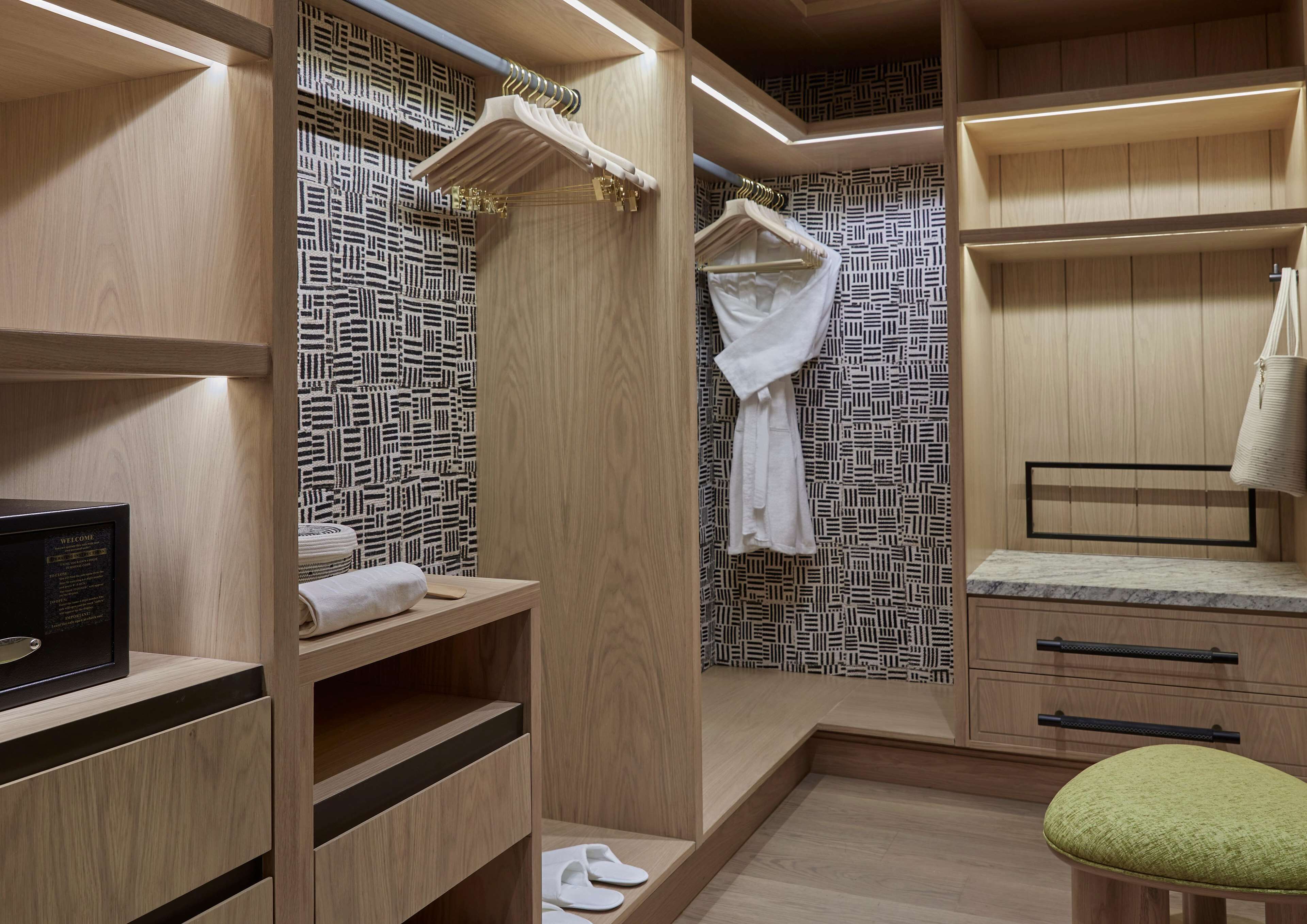 separate bathtub and shower, deep-soaking bathtub, rainfall showerhead