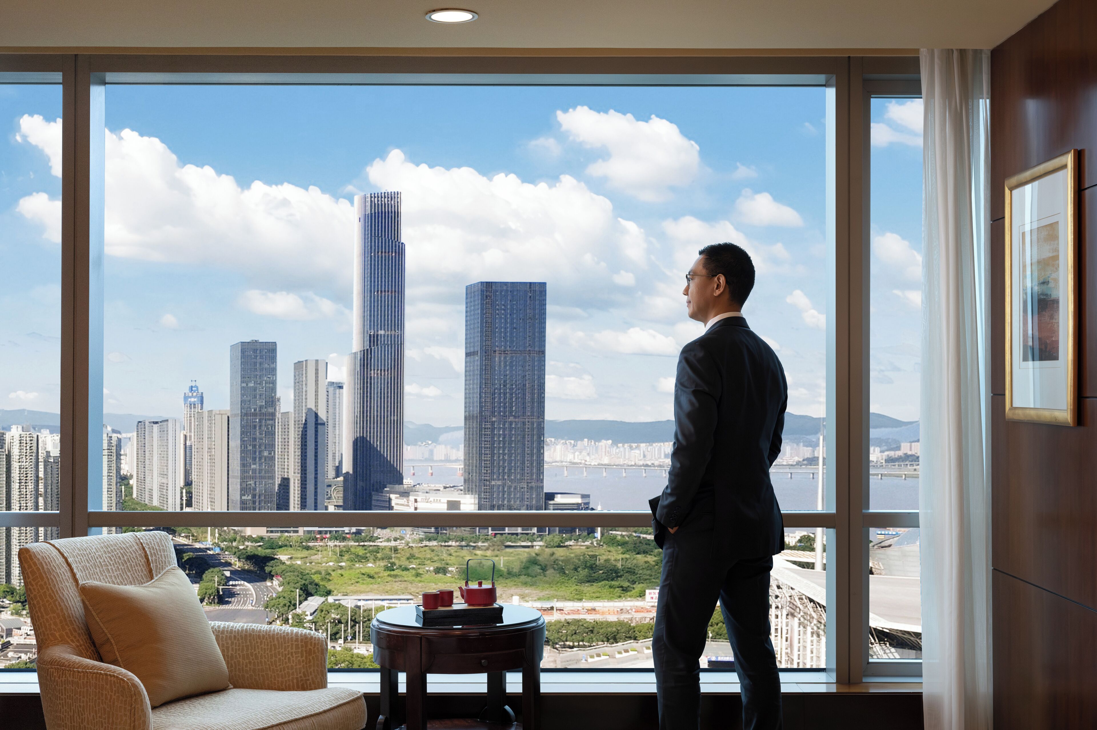Minibar, in-room safe, desk, blackout curtains