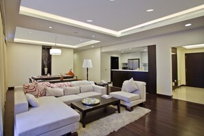 Appartement « Premier », 3 chambres | Coin séjour