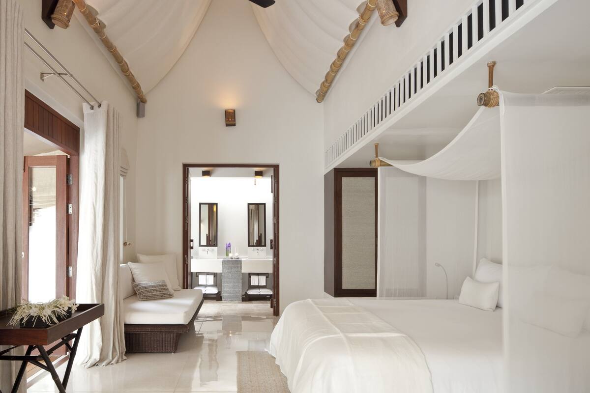 two bedroom pool villa suite | 2 bedrooms, premium bedding, select comfort beds, minibar