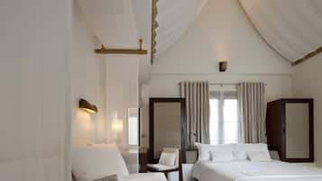 2 bedrooms, premium bedding, Select Comfort beds, minibar