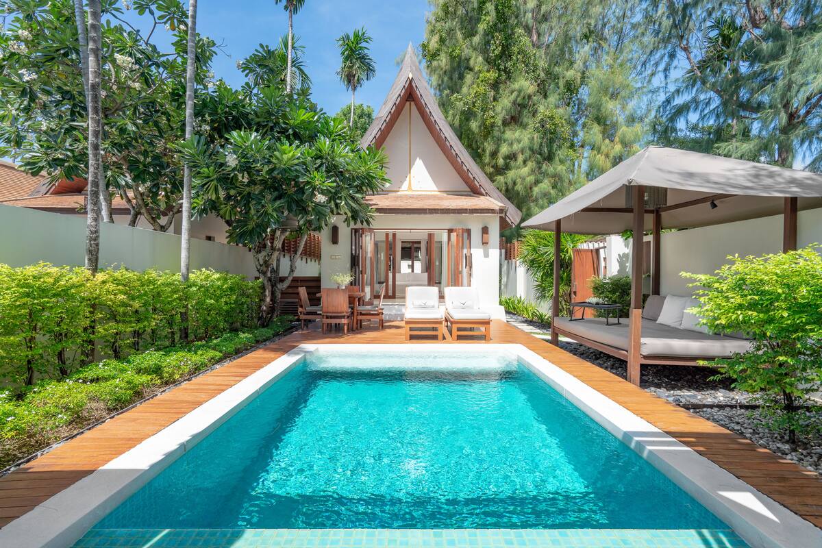One Bedroom Pool Villa Suite | Premium bedding, Select Comfort beds, minibar, in-room safe