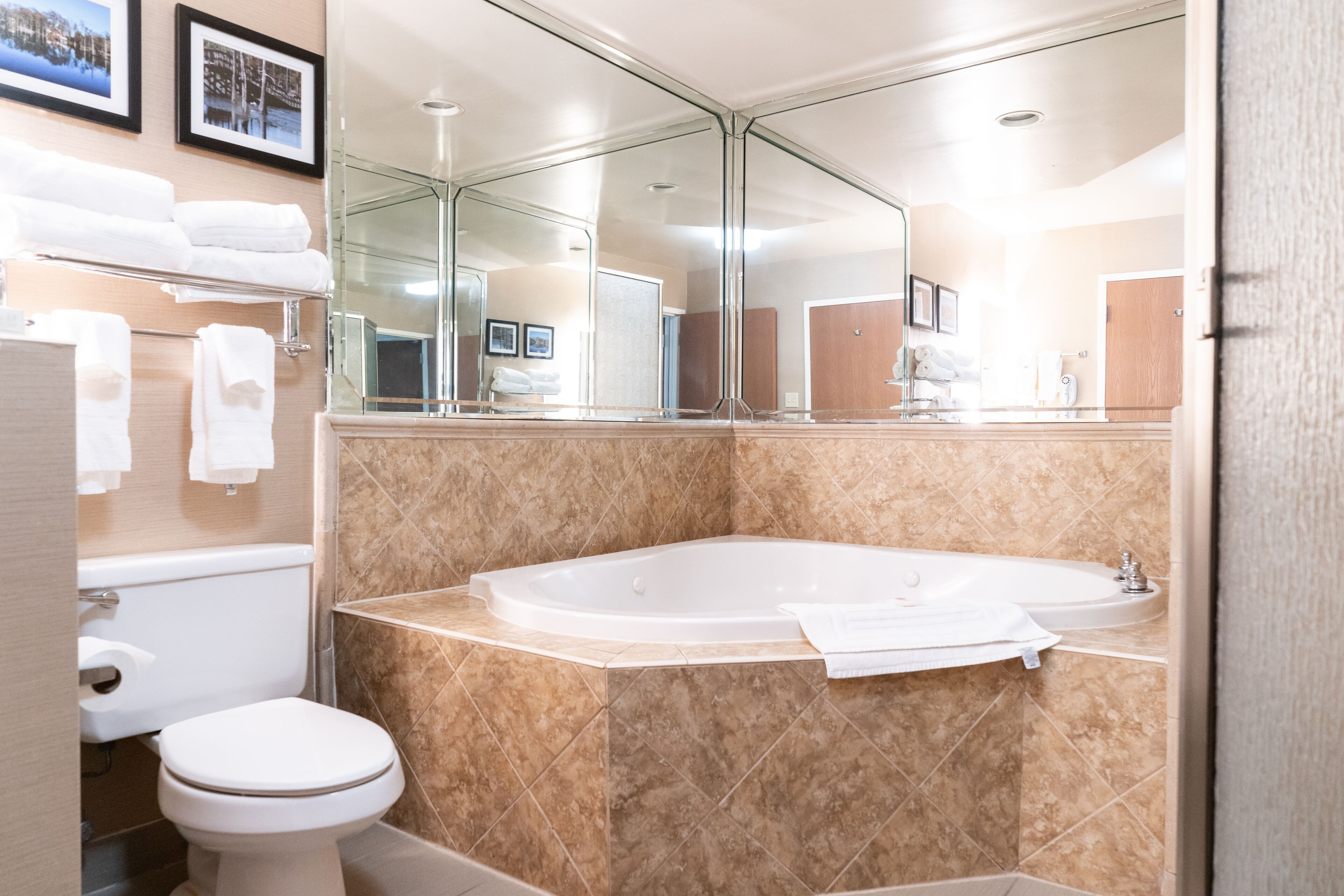 suite, 1 bedroom, non smoking | bathroom | combined shower/bathtub, hair dryer, towels