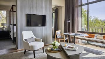 Sábanas italianas Frette, ropa de cama de alta calidad y minibar