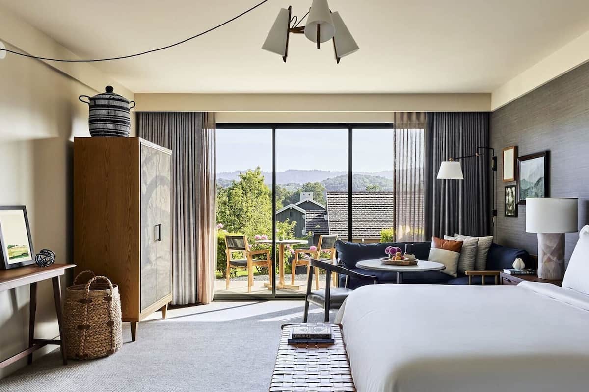 Sábanas italianas Frette, ropa de cama de alta calidad, minibar