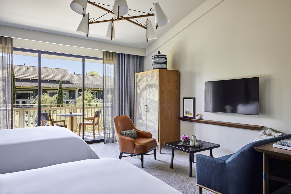 Draps italiens Frette, literie de qualité supérieure, minibar