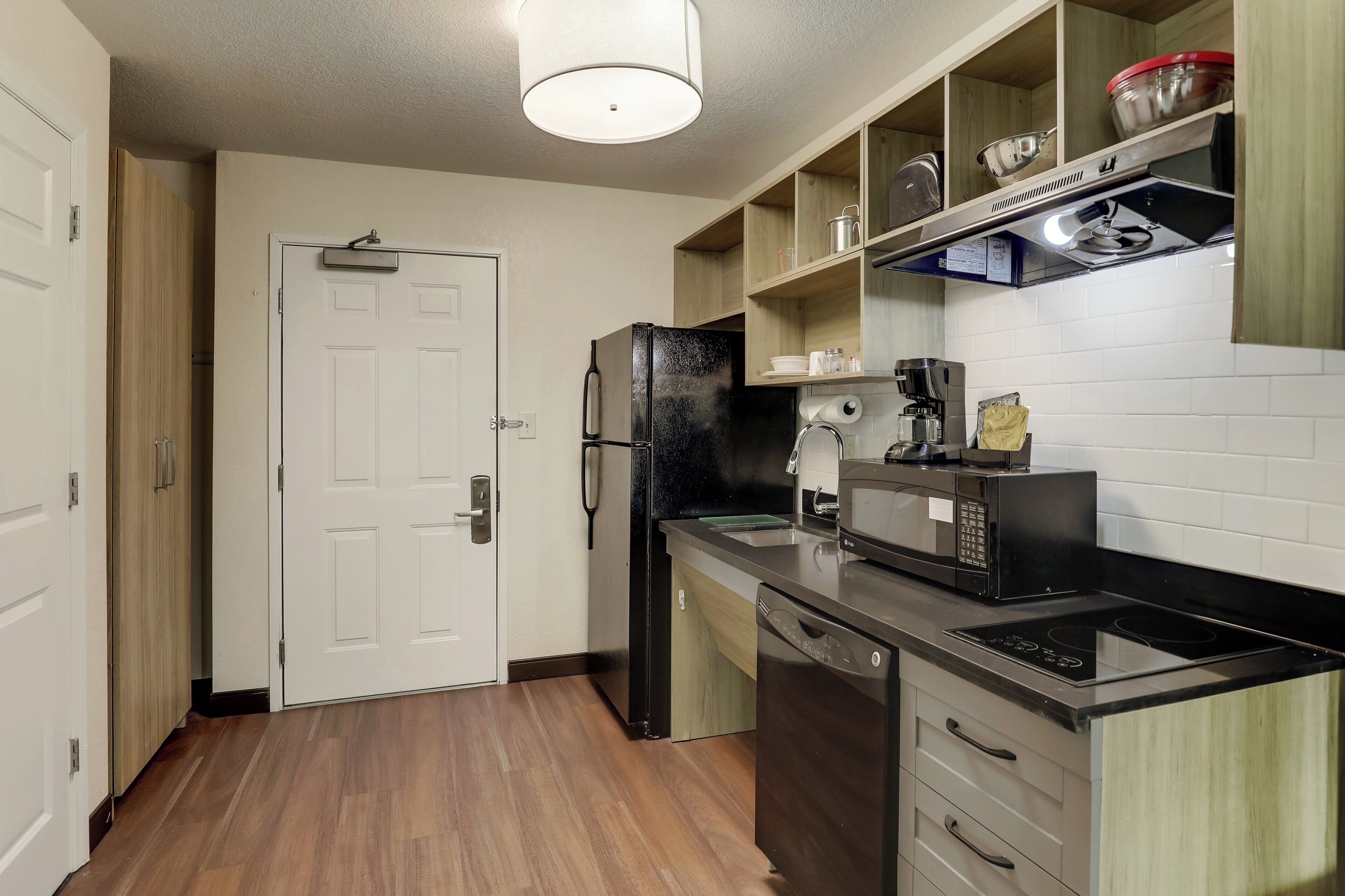 1 bedroom, desk, blackout curtains, iron/ironing board