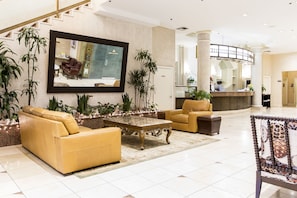 Sala de estar en el lobby