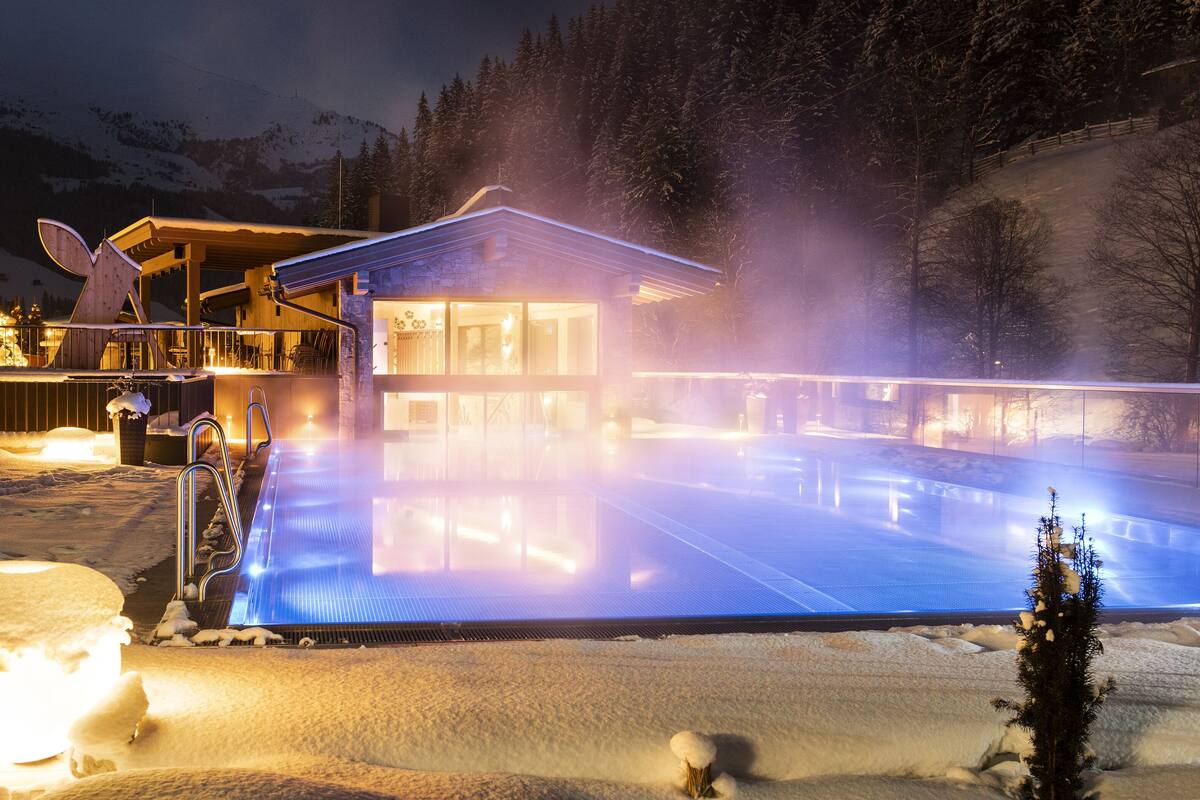 indoor pool, outdoor pool, open 7:00 am to 7:00 pm, pool umbrellas