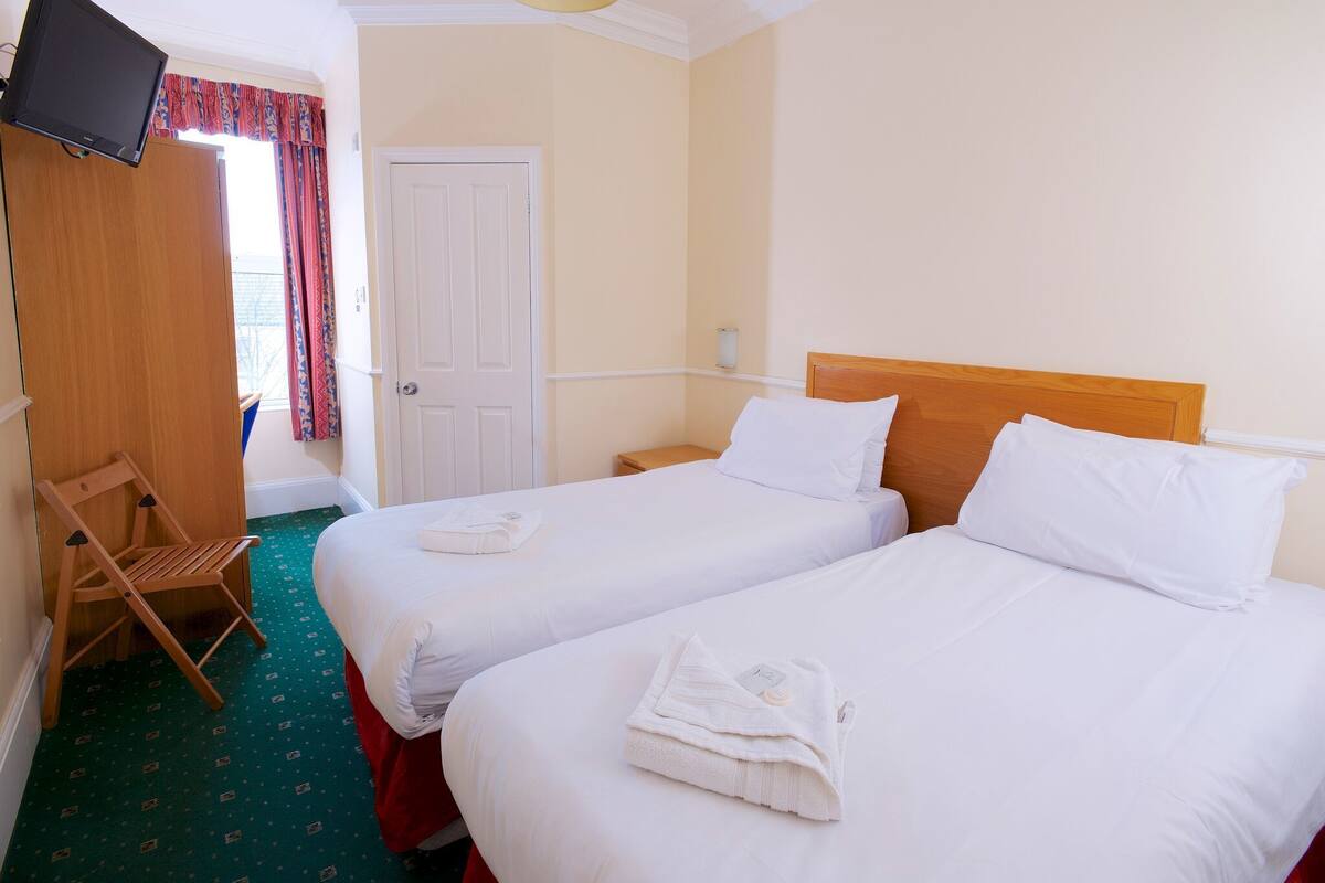 Twin Room | Soundproofing, iron/ironing board (on request), WiFi (free)